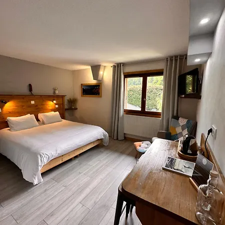 Fontaine Du Mont Blanc & Hotell